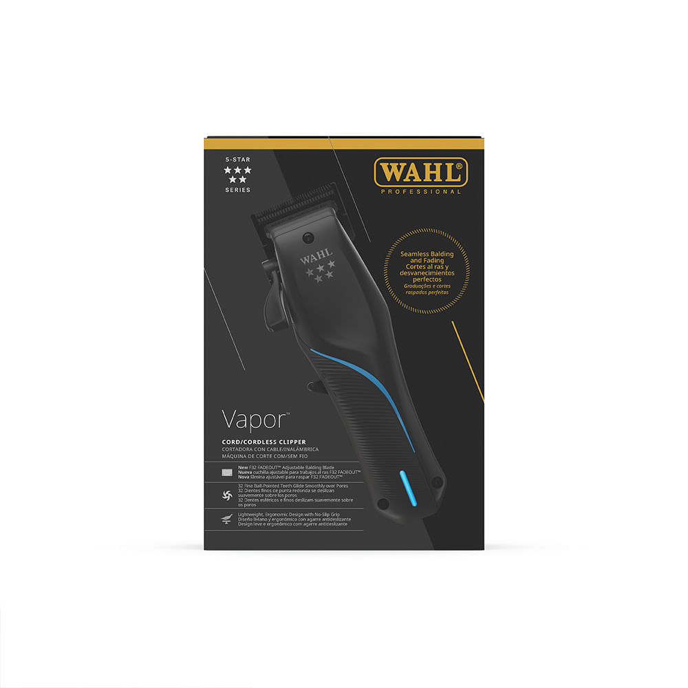 Máquina de Cortar Cabelo Wahl Vapor Bivolt - wahlclipper